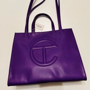 Telfar Medium Shopping Bag - Grape